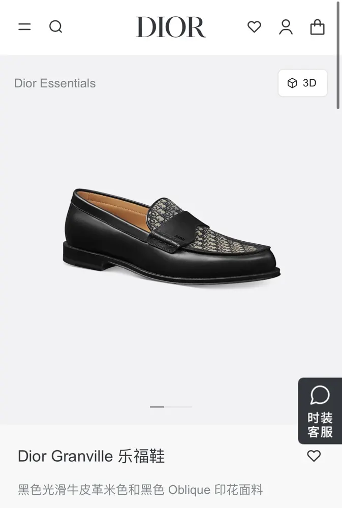 Dior men’s boutique loafers