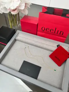 Qeelin mini jade gourd necklace