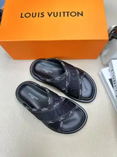 Louis Vuitton embossed slippers are now available