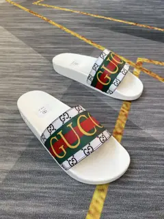 Gucci couple flip flops