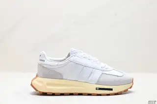 Adidas Retropy E5 Adidas new sports casual popcorn running shoes Clover thick sole white GW8259