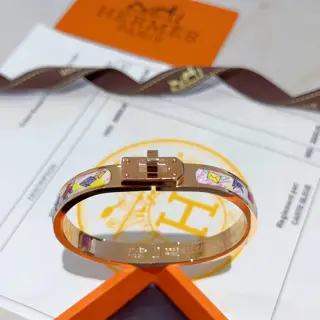 Hermes bracelet v gold original custom Hermes bracelet enamel craftsmanship is too
