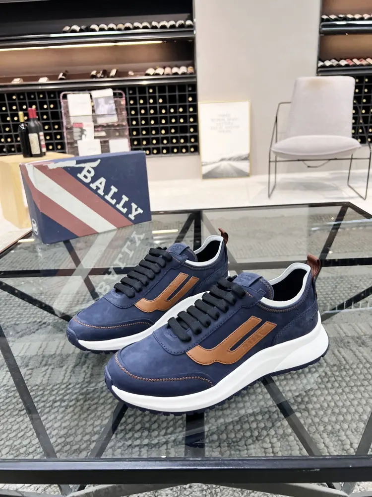 BALLY cutting-edge men’s high-top sports shoes