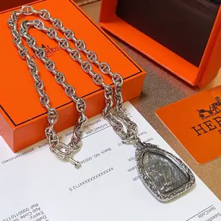 HERMES necklace Hermès necklace series jewelry imported and customized. High-end chain
