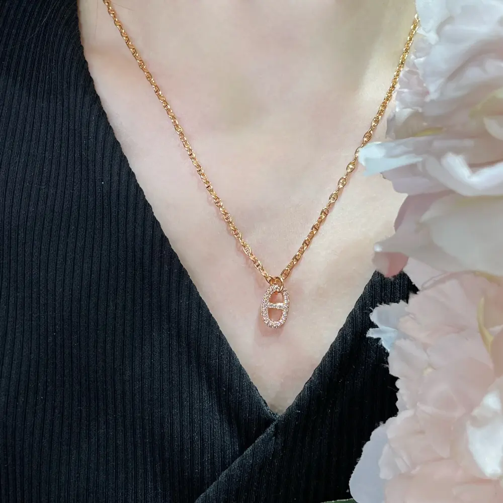 Hermes pig nose Farandole Necklace