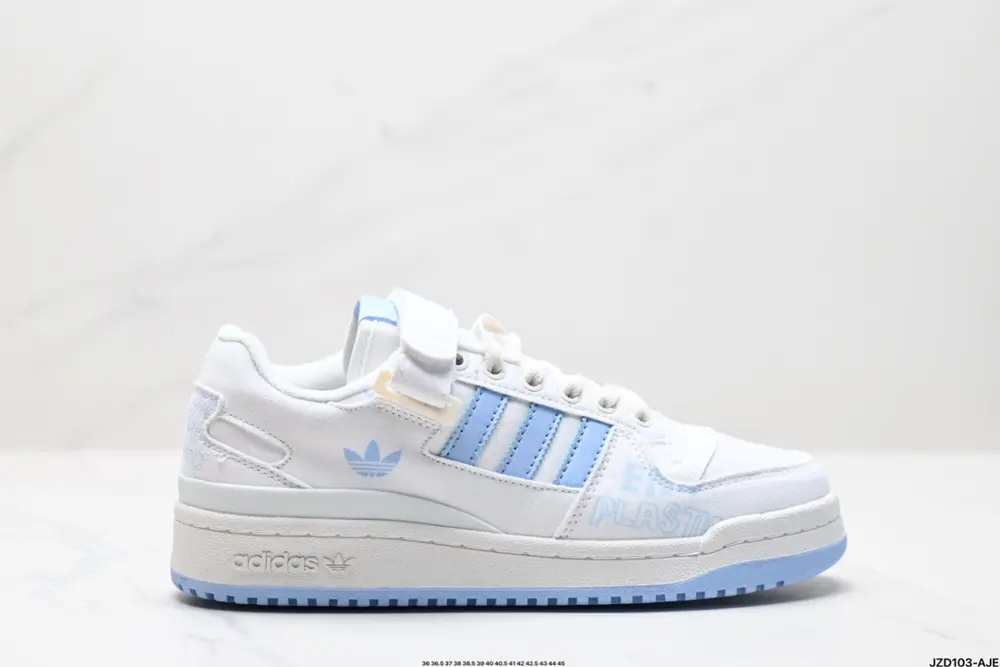 Adidas Forum 84 Low OG “Bright Blue” White and blue low-top versatile trendy casual sports H04903