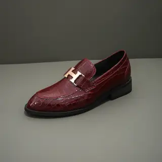 Hermès casual leather shoes