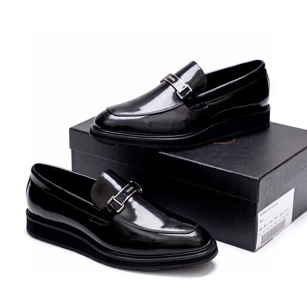 Prada leather business suit shoes are launched on the official website at the same time