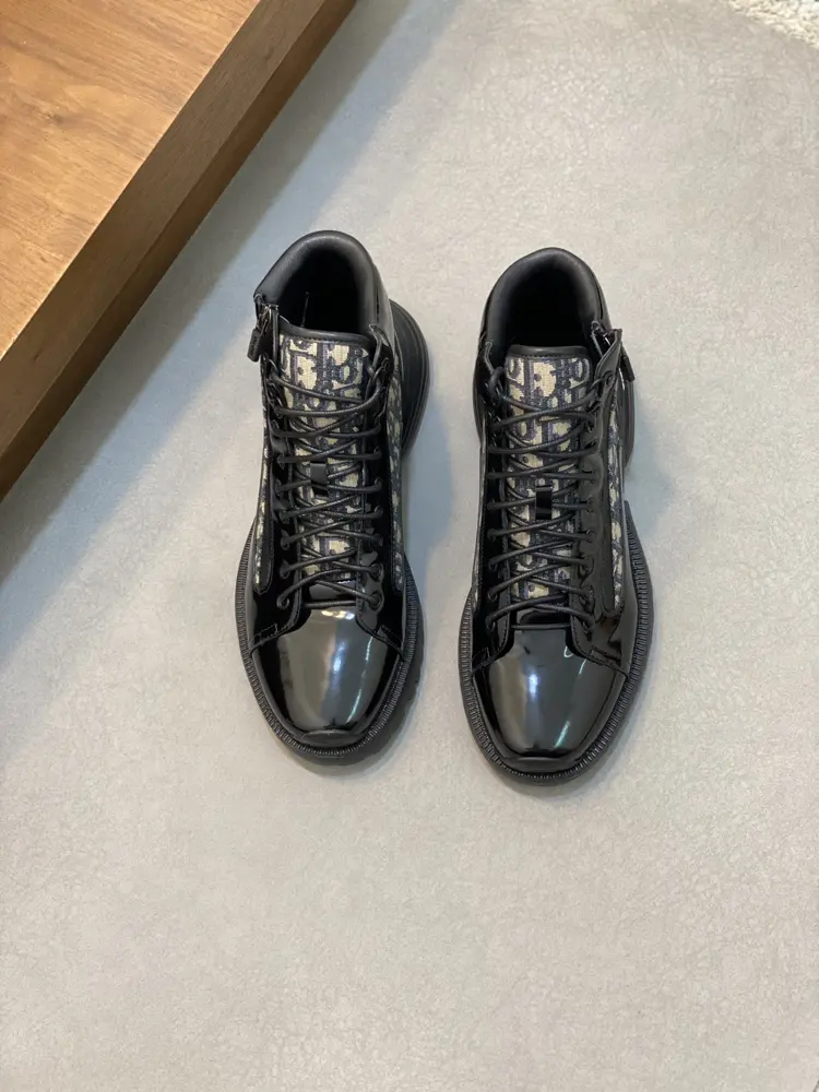 Dior autumn and winter luxury men’s mid-cut short boots