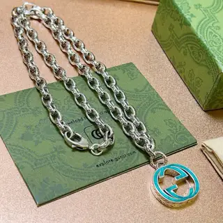 GucciThe latest Gucci necklace with a higher grade chain