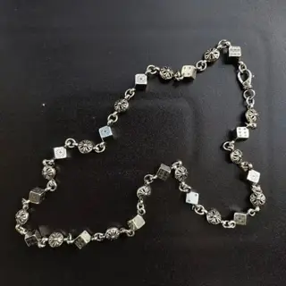 Chrome Hearts dice multi-element necklace Imported production technology