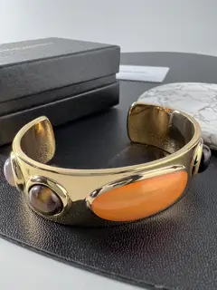 Yves Saint Laurent vintage wide catwalk bracelet
