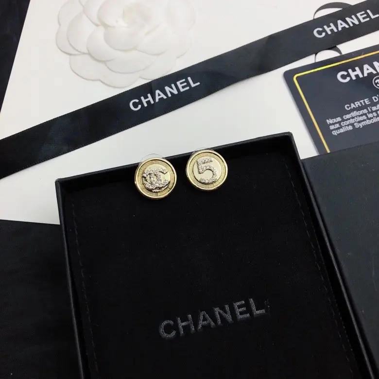 Chanel Double C5 Earrings