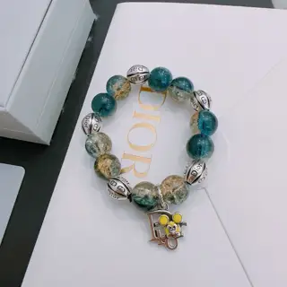 DIOR Multi-element agate Thai silver style bracelet Same style as G-Dragon