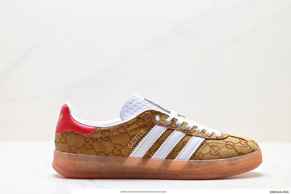 Heavy joint Adidas originals x Gucci Gazelle joint classic casual sneakers