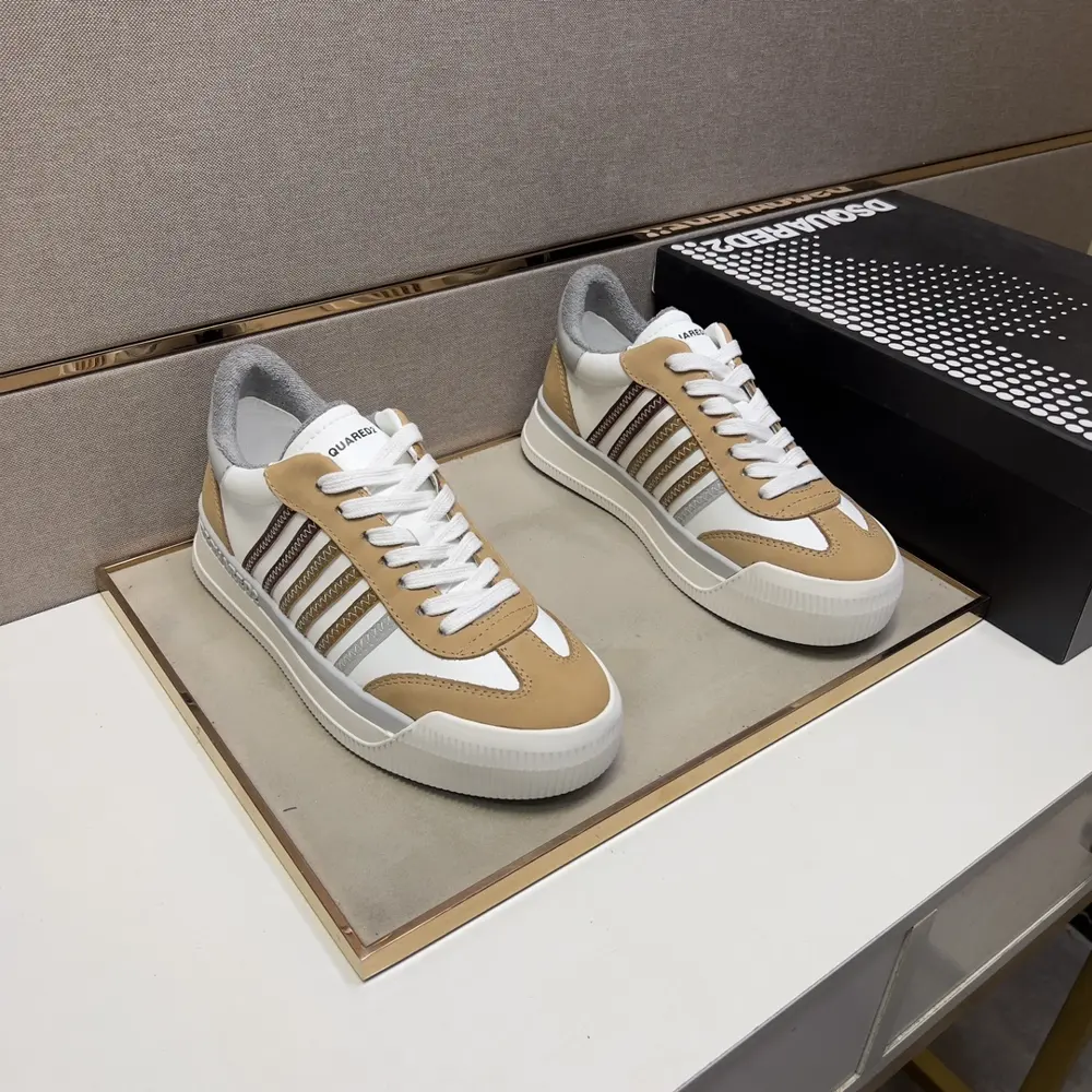 DSQUARED2 men’s casual shoes 2024z cabinet simultaneous sale Size: 38-46 The upper
