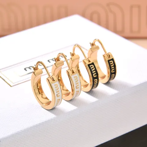 miumiu oil drop earrings