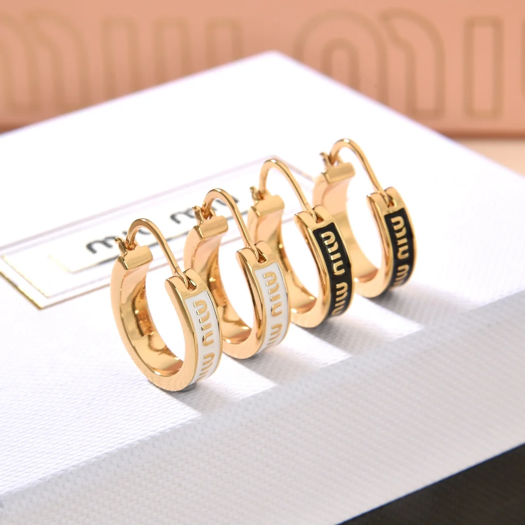 miumiu oil drop earrings