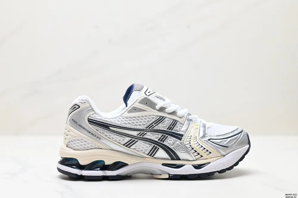 Asics Gel-Kayano 14 Corporate Edition Silver Gray Green Shoes 1201A019-110