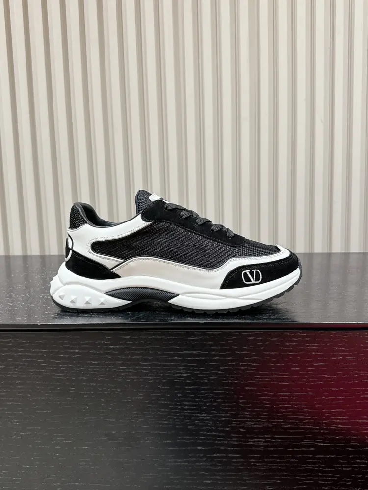 Valentino new style embroidered micro logo contrasting casual sports shoes
