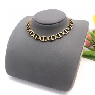 DIOR original new product CD letter necklace high-end quality