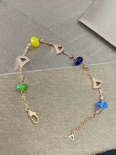 Bvlgari Hollow Colored Diamond Dress Bracelet Celebrity Style Official Website Featured