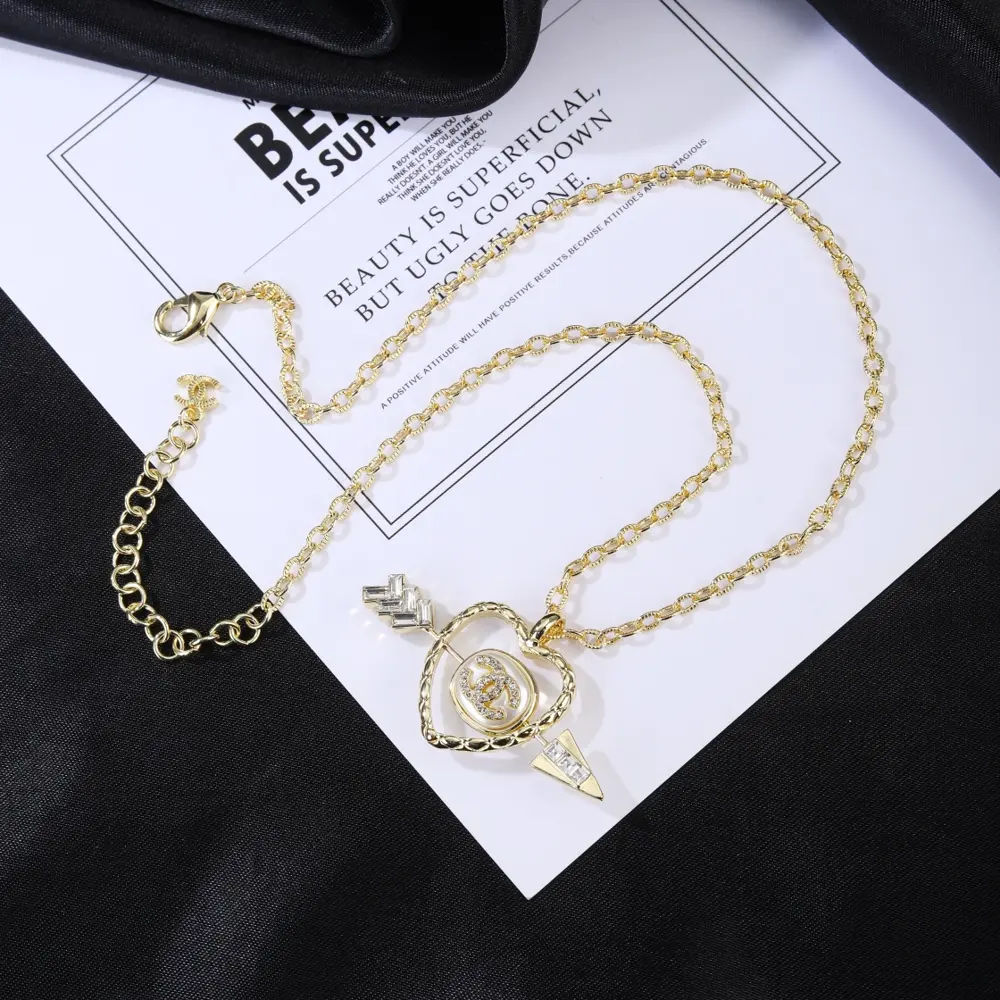 Chanel Double-Sided Cupid’s Arrow Necklace