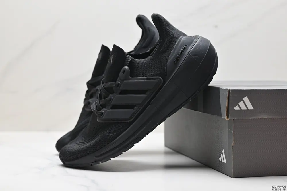 Adidas ULTRABOOST LIGHT series low-top sock-style knitted breathable cushioning casual HO4249