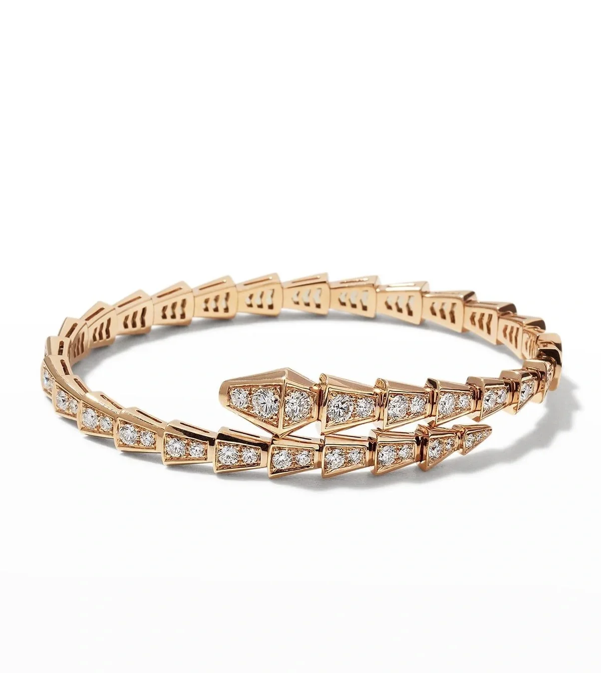 Bvlgari The wide red corundum snake bracelet captures the charm