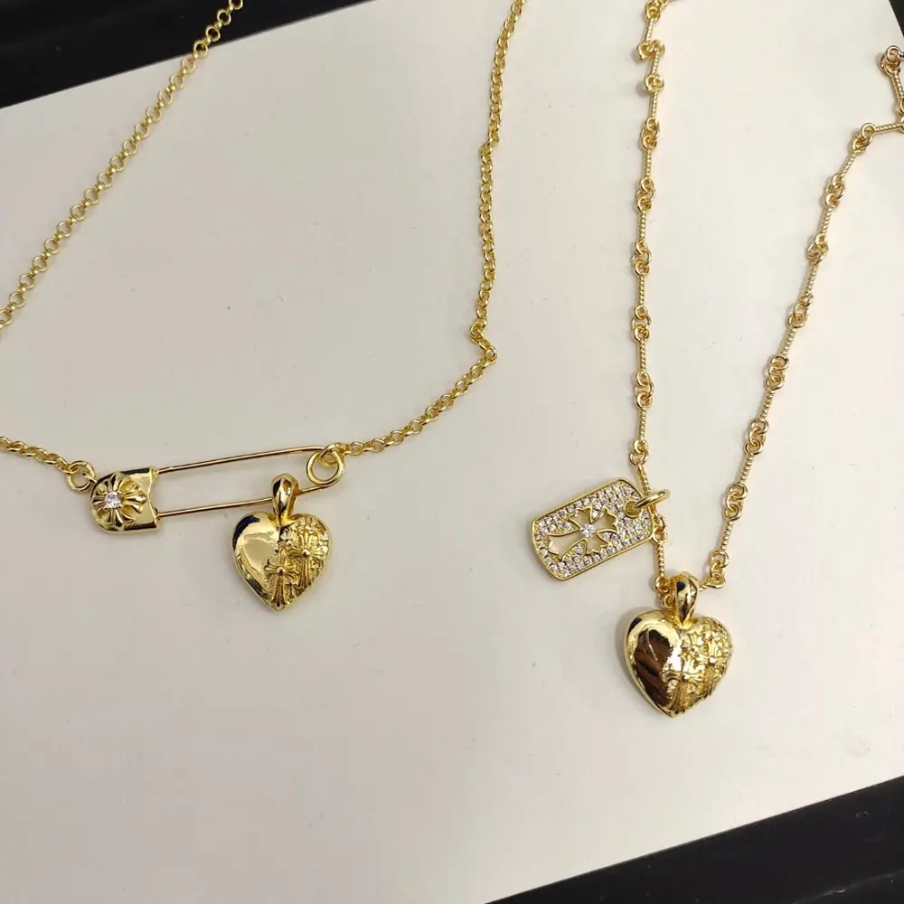 Chrome Hearts Chloro Heart Necklace
