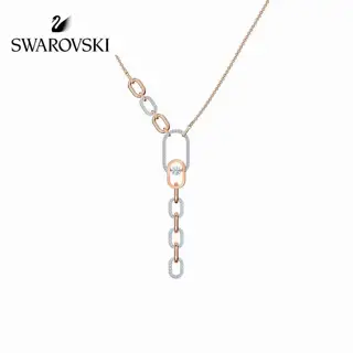 Swarovski Shining Heart Interlocking Y-shaped necklace