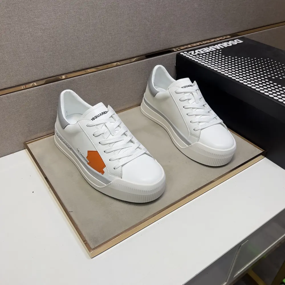 DSQUARED2 men’s casual shoes 2024z cabinet simultaneous sale Size: 38-46 The upper