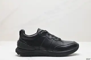 Ecco leather round-toe lace-up shock-absorbing 568686