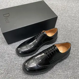 Dior calfskin leather Oxford shoes