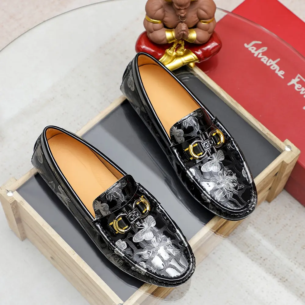 Salvatore Ferragamo Ferragamo popular fashion casual slip-on shoes