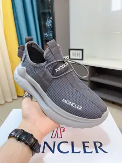 Moncler sneakers Material: custom calfskin mesh breathable lining leather insole original
