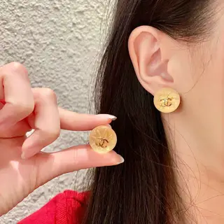 CHANEL style ear clip Earrings