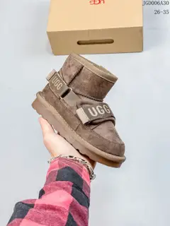 UGG new motorcycle snow boots autumn and winter new velvet thickened fashionable cotton
