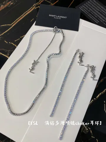 Saint Laurent Necklace Earrings