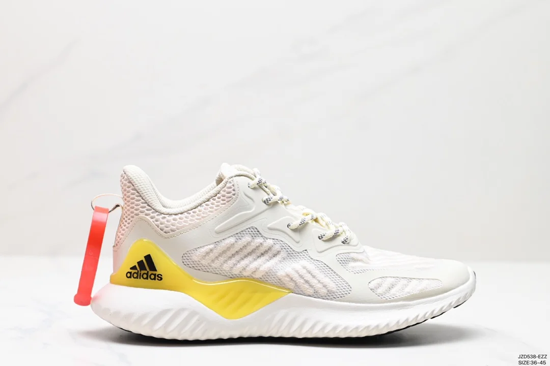 Adidas AlphaBOUNCE M Alpha high elastic horse brand shark gill pattern outsole leisure B43685