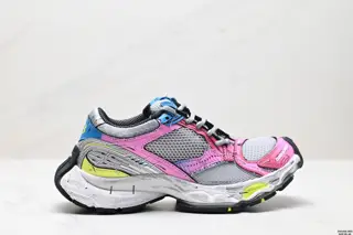 Balenciaga Stapler Shoes Staples Round Toe Lace-up Low-top Daddy Shoes 803682