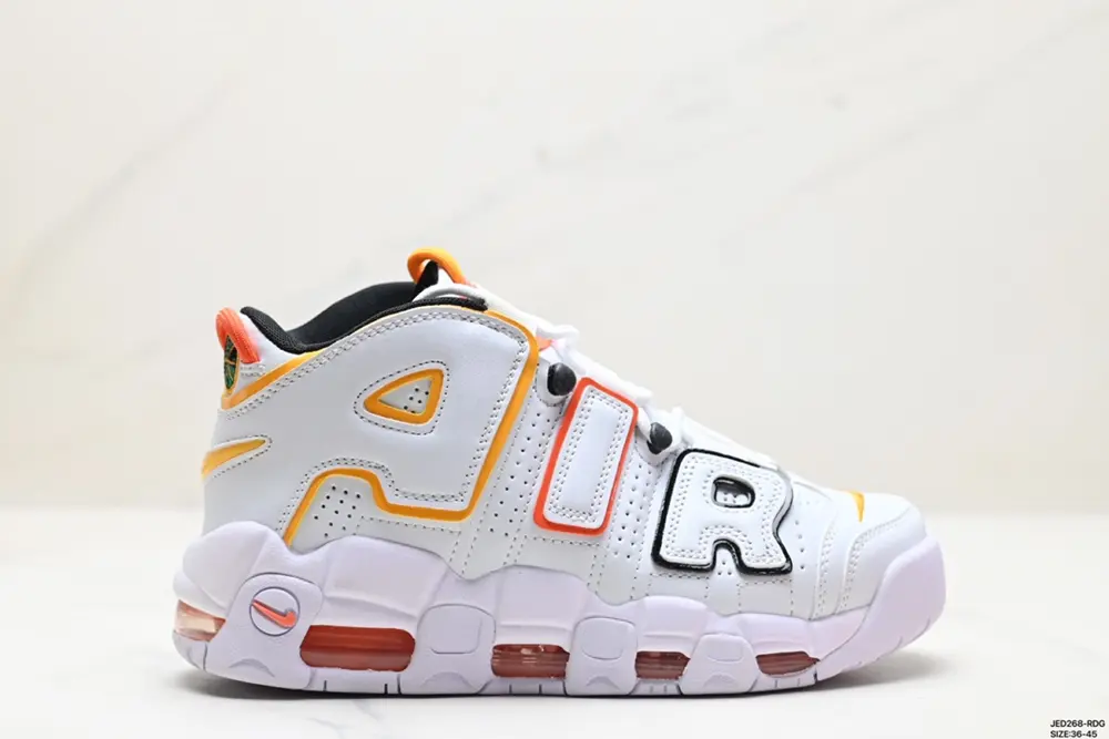 Nike WMNS Air More Uptempo GS Barely Green Pippen’s first generation classic high street 921948