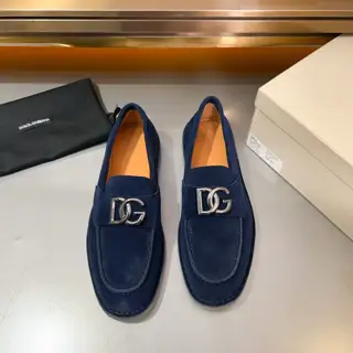 Dolce & Gabbana New Florio series soft suede moccasins