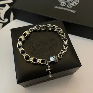 Chrome Hearts Classic Vintage Cross Dice Bracelet