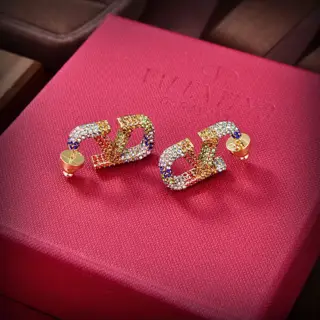 Valentino new colored diamond earrings