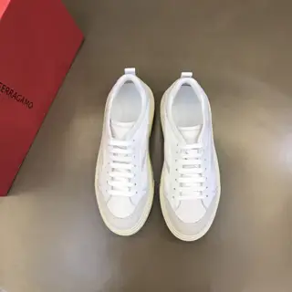 Salvatore Ferragamo patchwork casual sneakers