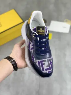 Fendi casual sports shoes present a grand