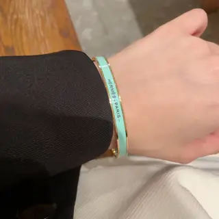Hermes Enamel bracelet small size thin high version one-to-one precision version looks very