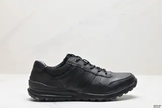 Ecco leather round-toe lace-up shock-absorbing 568686