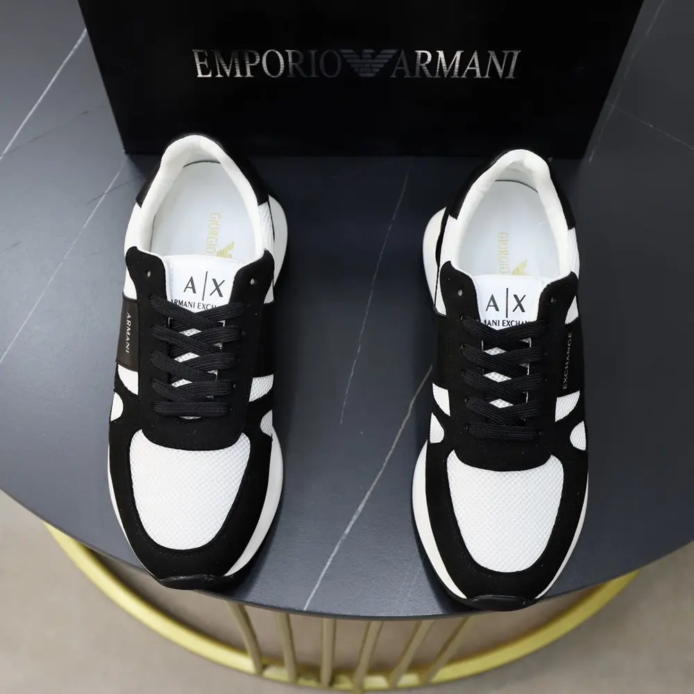 Armani casual shoes original leather